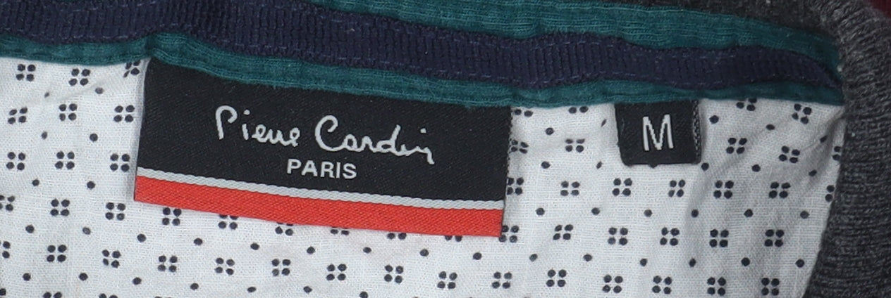 Pierre Cardin Men's Red Colourblock Polo Shirt M