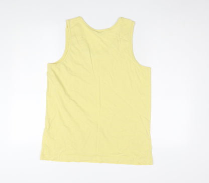 Womens UK Size M Cotton Traders Yellow  Tank