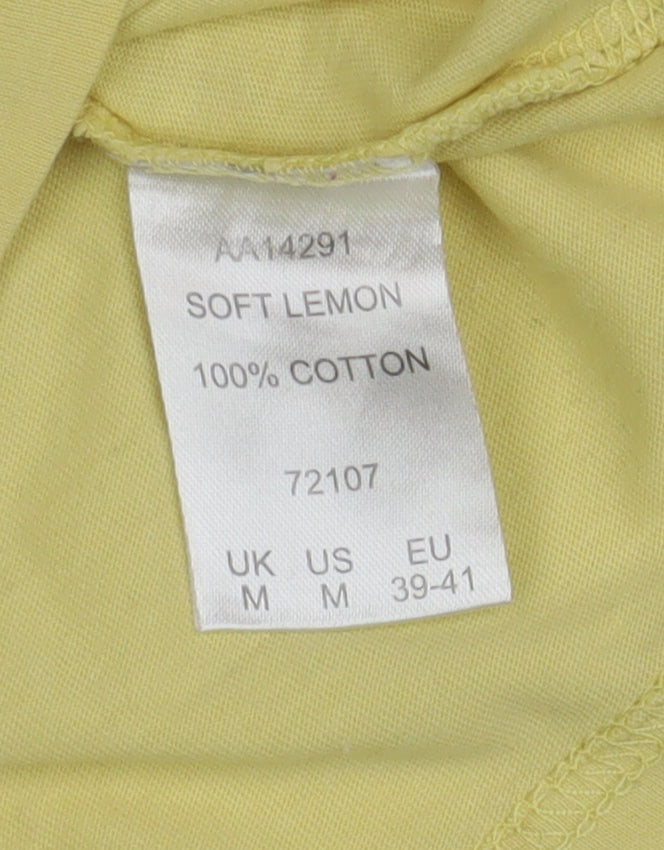 Womens UK Size M Cotton Traders Yellow  Tank