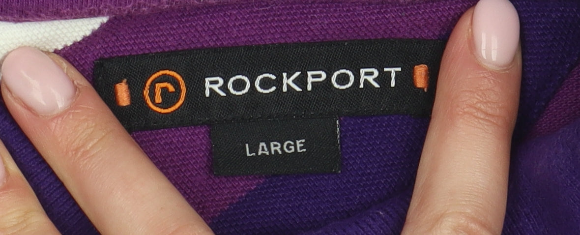 Mens UK Size L Rockport Cotton Polo Shirt