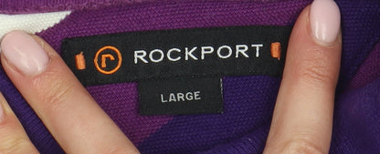 Mens UK Size L Rockport Cotton Polo Shirt