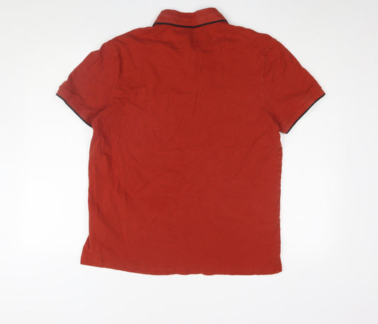 BOSS Men's Red Slim Fit Polo Shirt XL