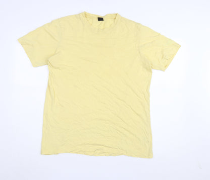Mens UK Size M Cotton Traders Yellow  T-Shirt