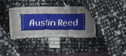 Austin Reed Women's Grey Wool Blend Overcoat