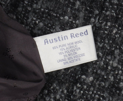 Austin Reed Women's Grey Wool Blend Overcoat