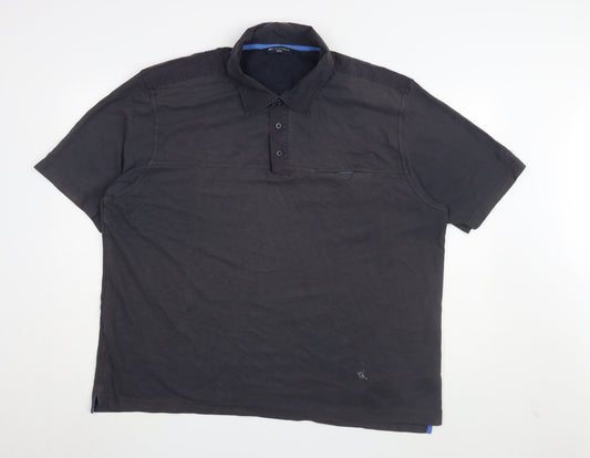 Marks & Spencer Men's Black 2XL Polo Shirt