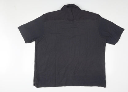 Marks & Spencer Men's Black 2XL Polo Shirt
