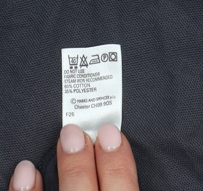 Marks & Spencer Men's Black 2XL Polo Shirt