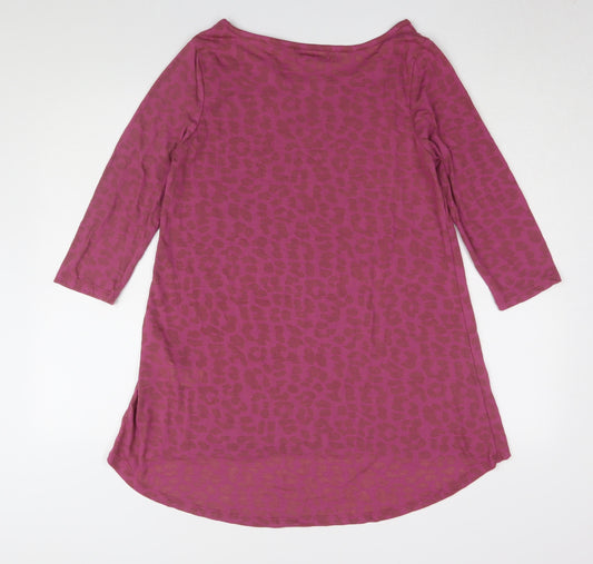 Capsule Women's 3/4 Sleeve Pink Tunic Top UK 12
