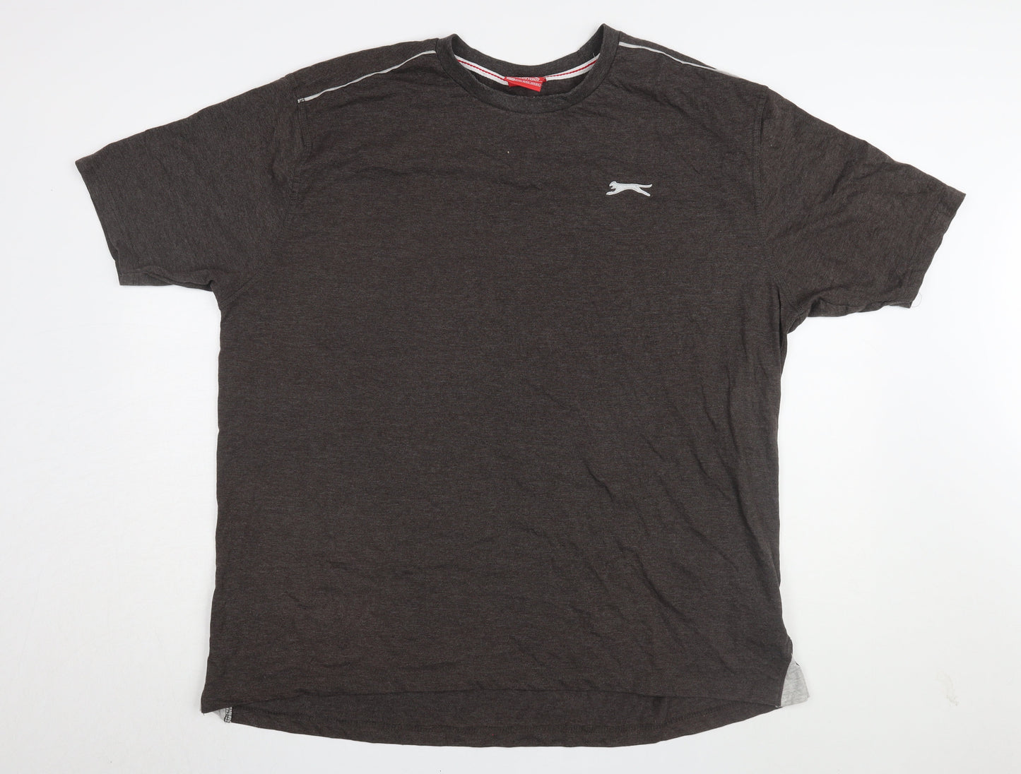 Slazenger Men's Brown 4XL Short Sleeve T-Shirt