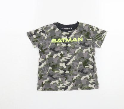 Next Boys Grey Batman Camo T-Shirt - 4-5 Years