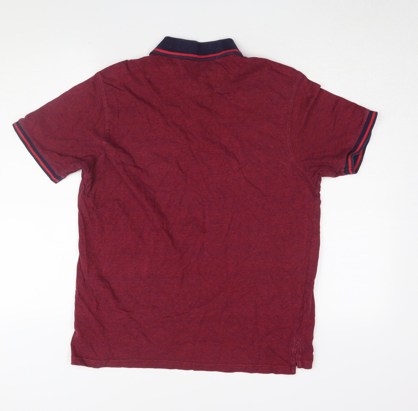 Pierre Cardin Men's Red Cotton Polo M