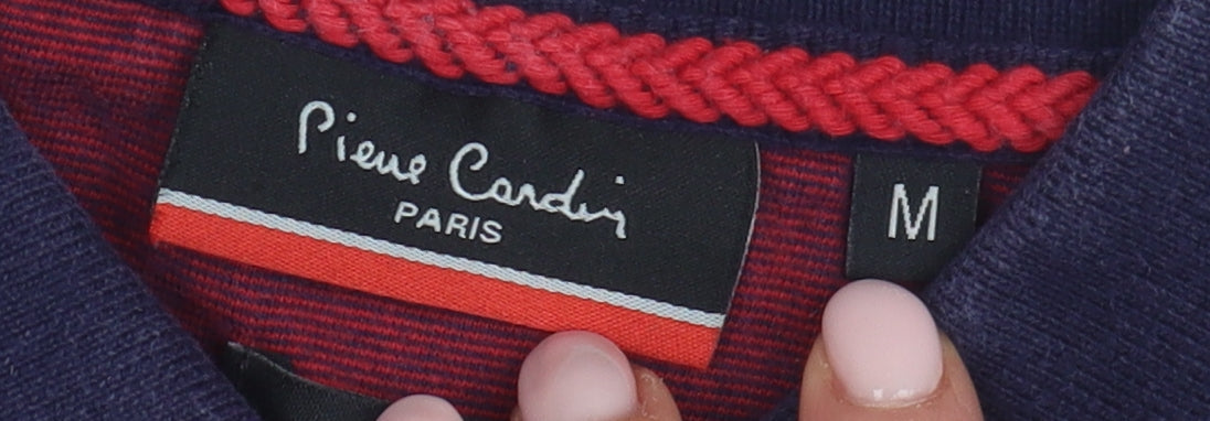 Pierre Cardin Men's Red Cotton Polo M