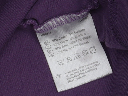 Hawkshead Women’s Purple V-Neck Long Sleeve T-Shirt