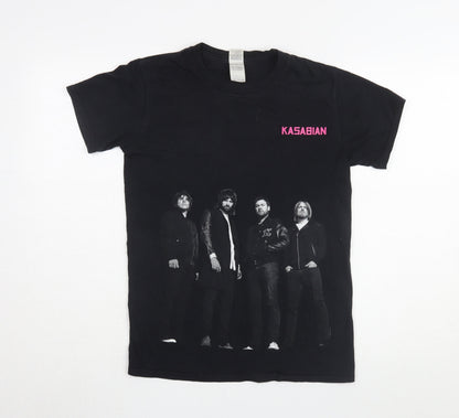 Unisex Adults UK Size S Gildan Black Basic T-Shirt