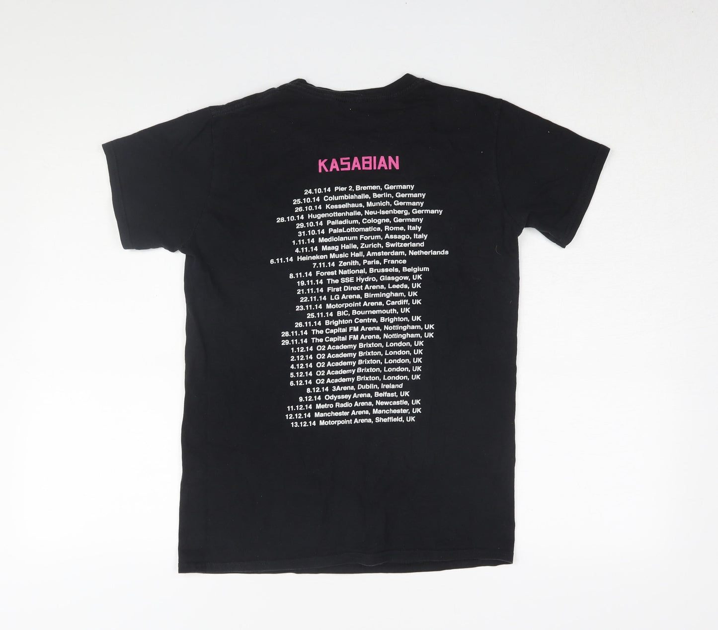 Unisex Adults UK Size S Gildan Black Basic T-Shirt
