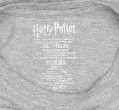 Mens UK Size XL Harry Potter Grey  T-Shirt