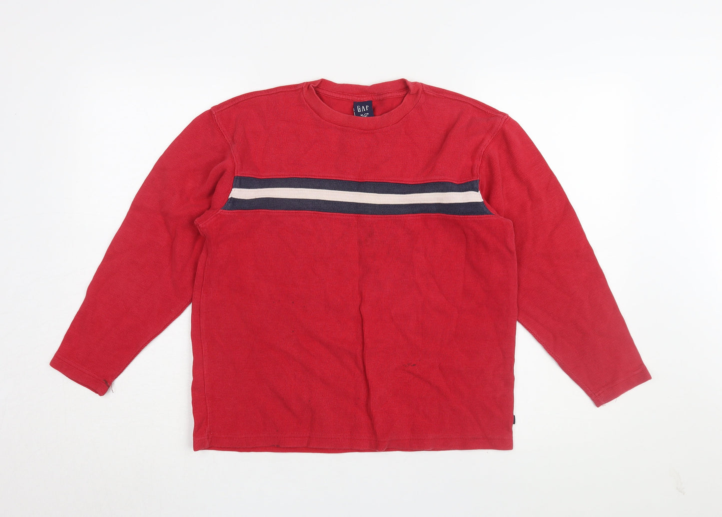 Unisex Adults UK Size 12 Gap Red Basic T-Shirt