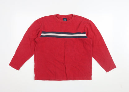 Unisex Adults UK Size 12 Gap Red Basic T-Shirt