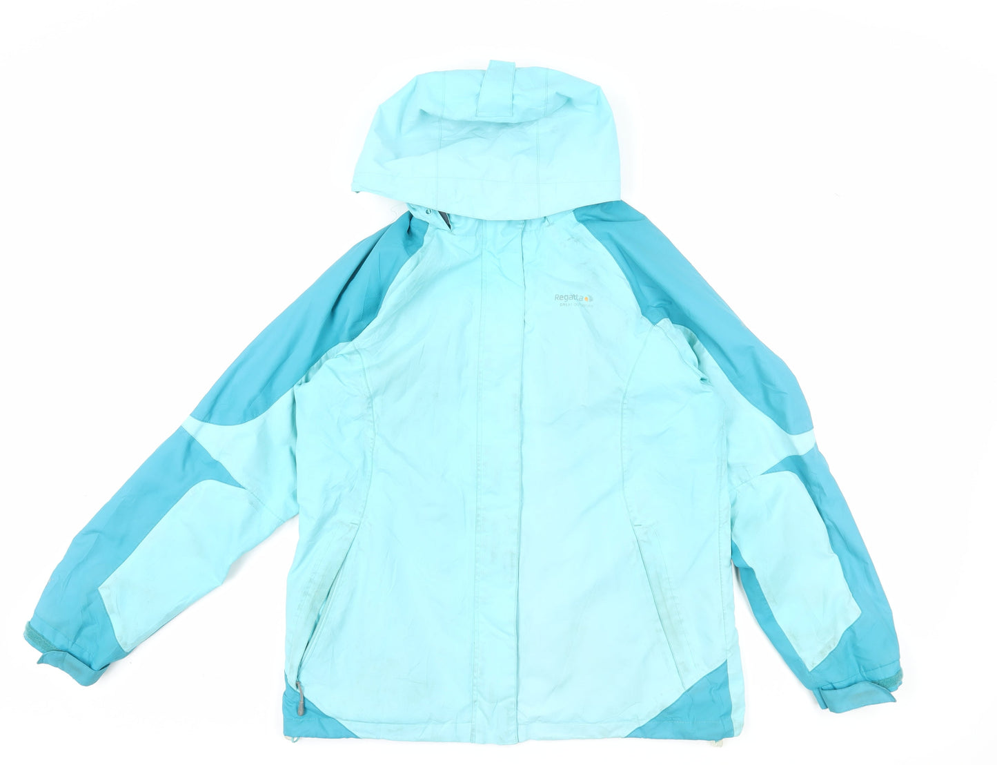 Womens UK Size 12 Regatta Blue Rain Coat