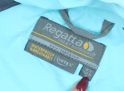Womens UK Size 12 Regatta Blue Rain Coat