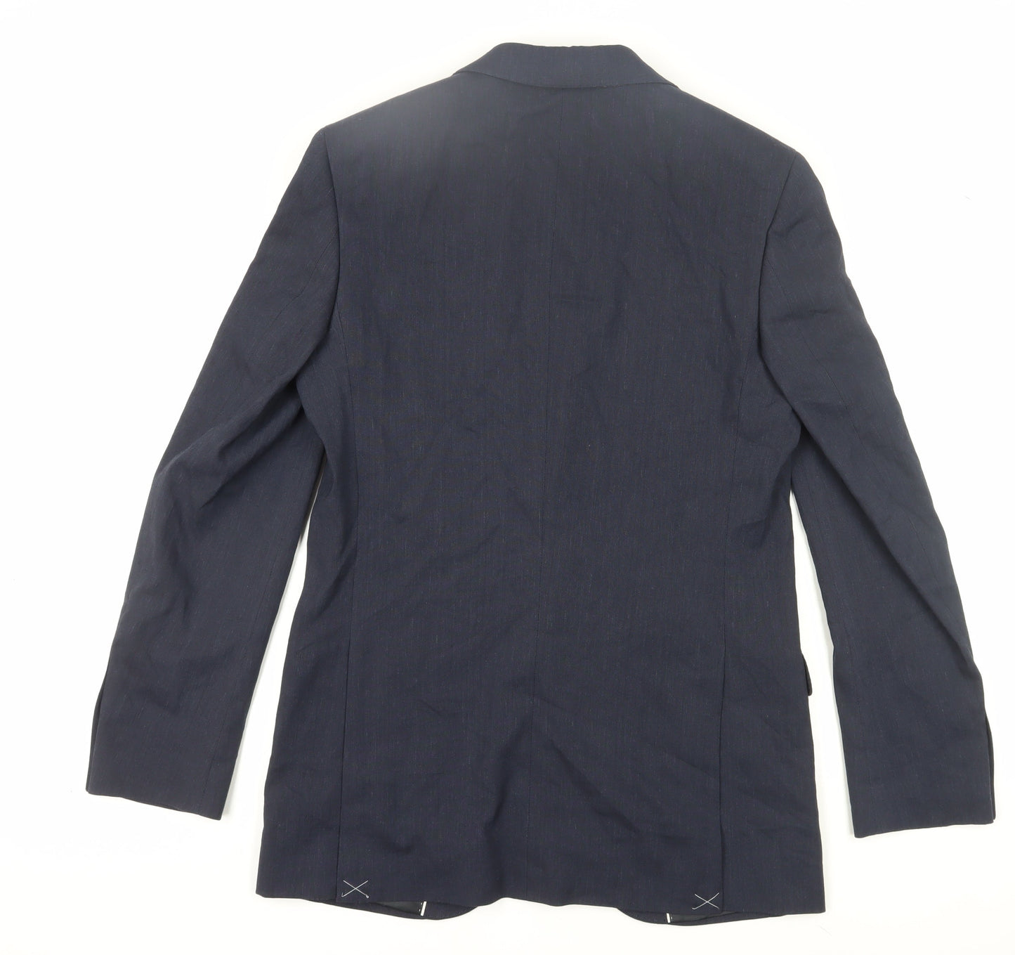 Mens UK Size 38 Marks and Spencer Regular Blue Suit Jacket