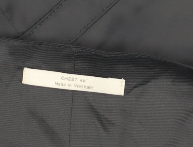 Mens UK Size 40 Marks and Spencer Regular Blue Suit Jacket