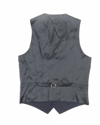 Mens UK Size 38 Marks and Spencer  Blue Suit Waistcoat
