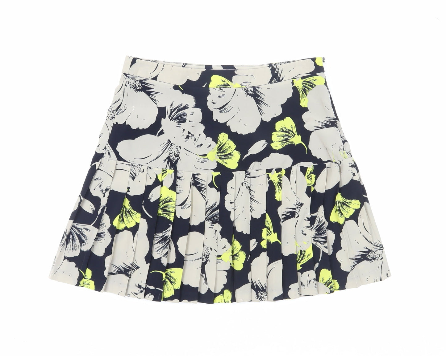 Banana Republic Women's Multicoloured Floral Pleated Skirt, Size 4