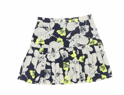 Banana Republic Women's Multicoloured Floral Pleated Skirt, Size 4