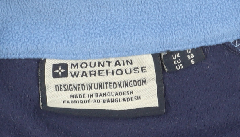 Womens UK Size 10 Mountain Warehouse Blue Pullover Sweatshirt
