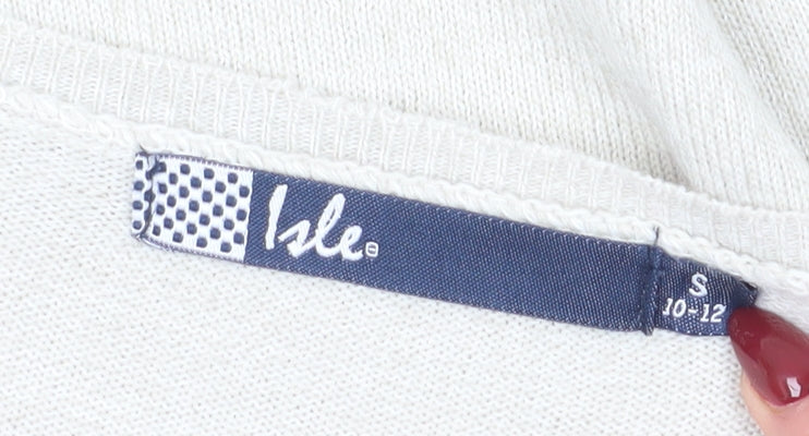 Womens UK Size 10 Isle Ivory Pullover Jumper