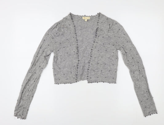 Womens UK Size S Monsoon Grey Cardigan Jumper