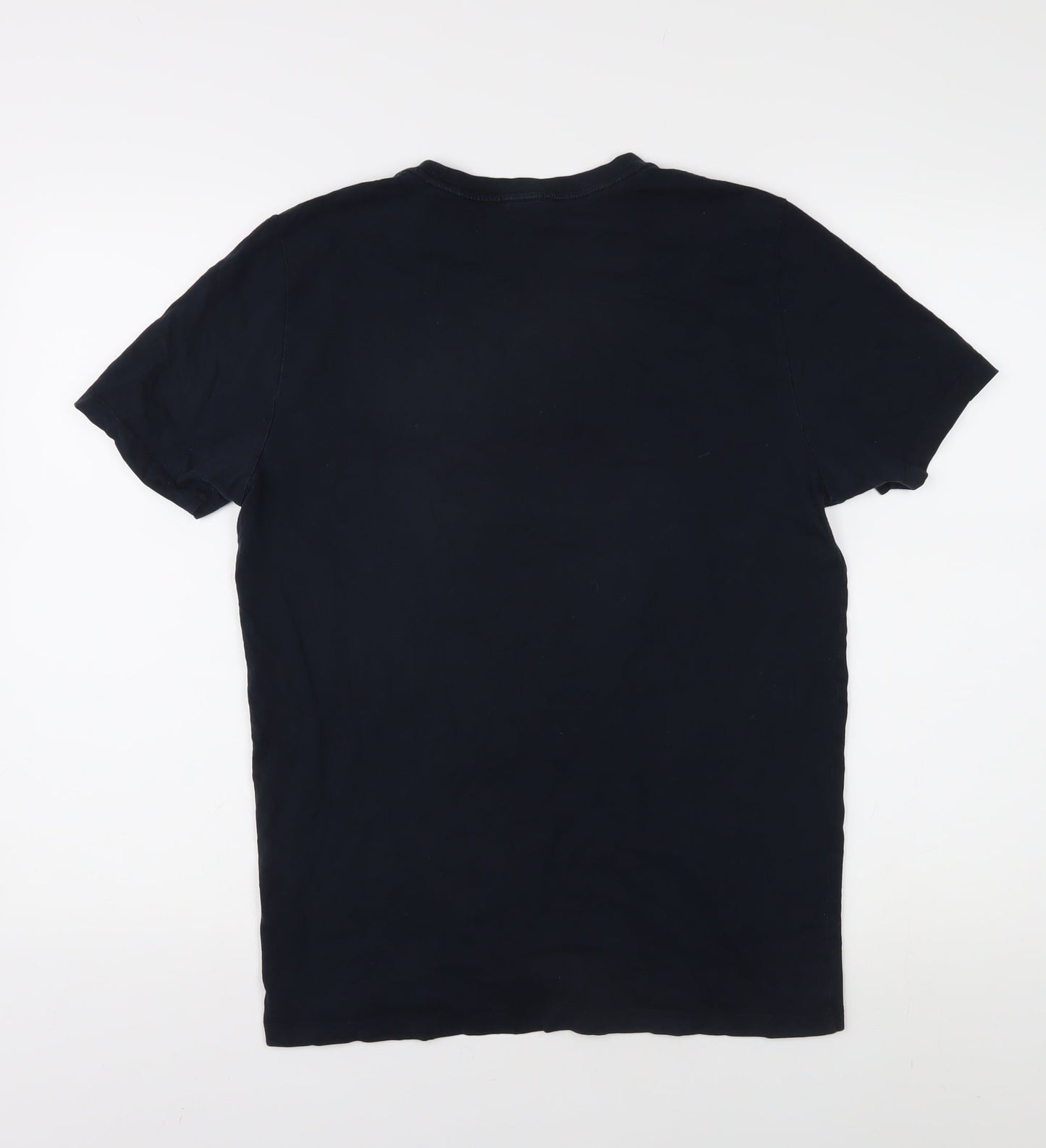 Reiss Men's Black Medium Cotton T-Shirt