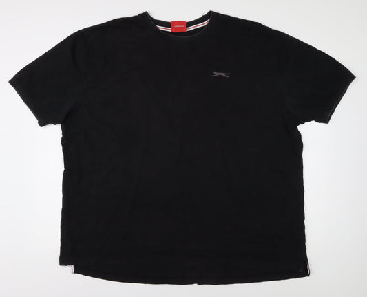 Slazenger Men's Black 4XL Jersey T-Shirt