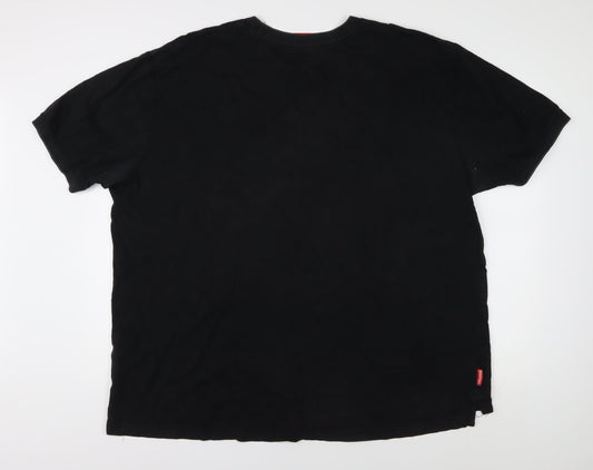 Slazenger Men's Black 4XL Jersey T-Shirt