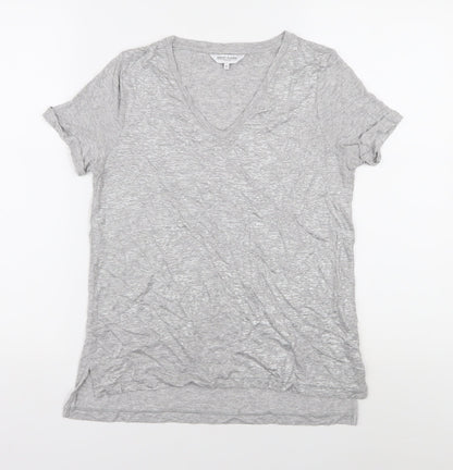 Womens UK Size XS Great Plains Grey Basic T-Shirt