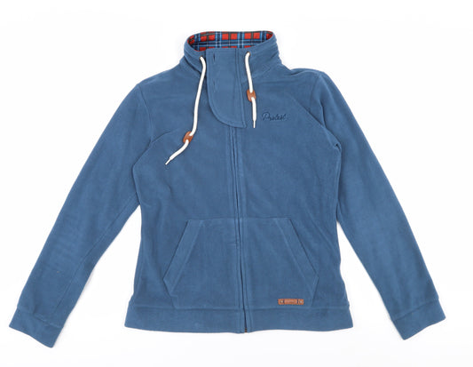Additional front view of Protest Women's Blue Basic Jacket, size 12
