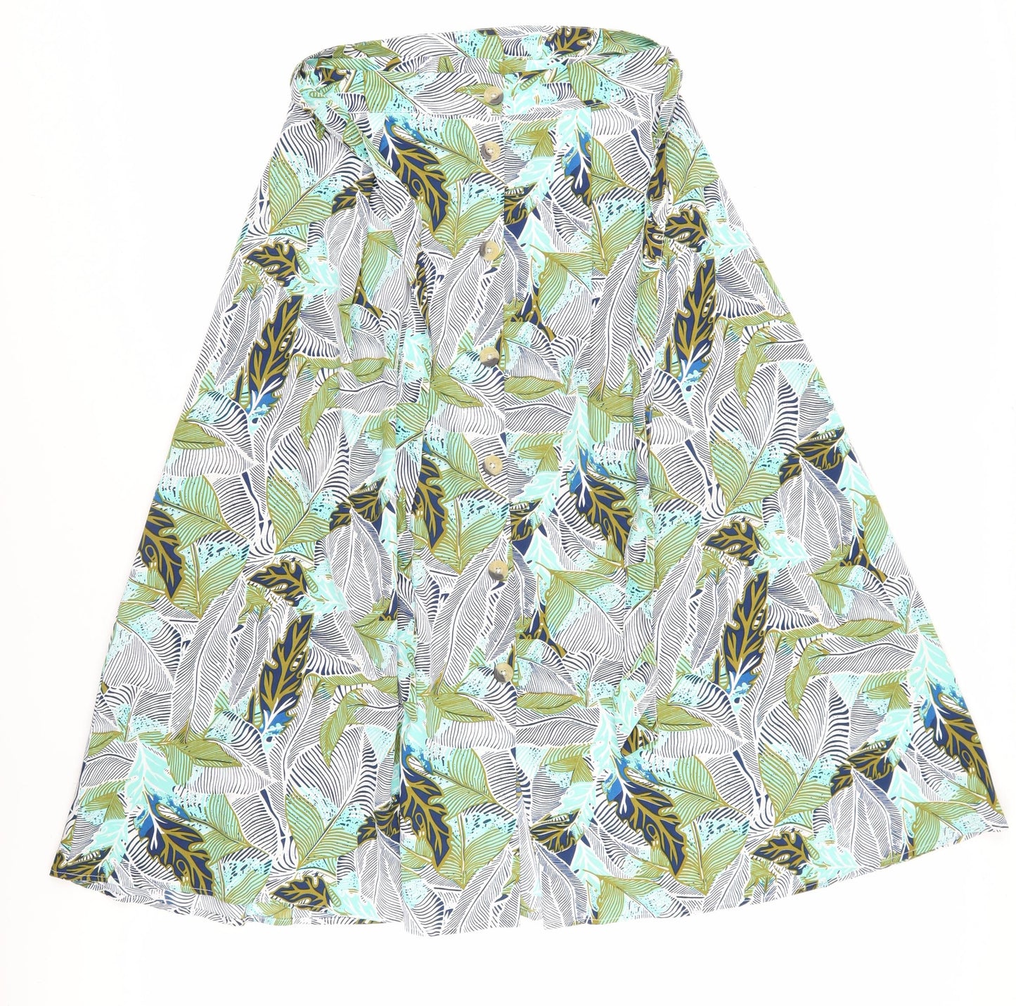Brave Soul Women’s Floral A-Line Skirt Multicoloured M