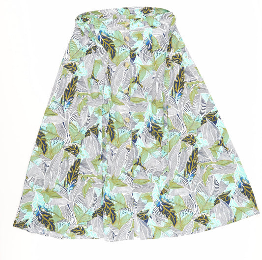Brave Soul Women’s Floral A-Line Skirt Multicoloured M