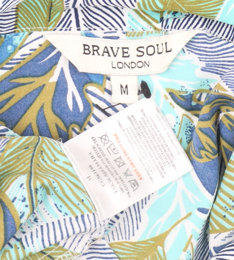 Brave Soul Women’s Floral A-Line Skirt Multicoloured M