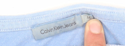 Calvin Klein Jeans Women's Blue Casual T-Shirt M