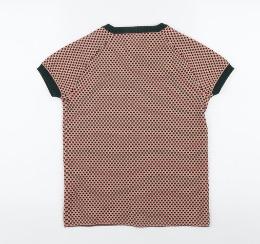 Womens UK Size S ASOS Multicoloured Ringer T-Shirt