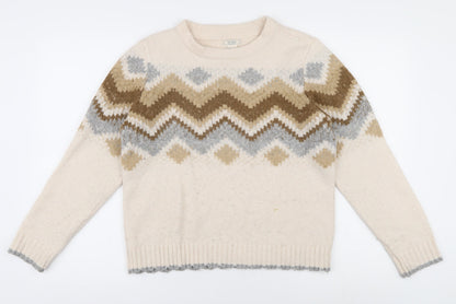 Womens UK Size 12 Fat Face Beige  Sweater
