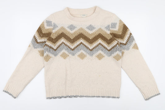 Womens UK Size 12 Fat Face Beige  Sweater