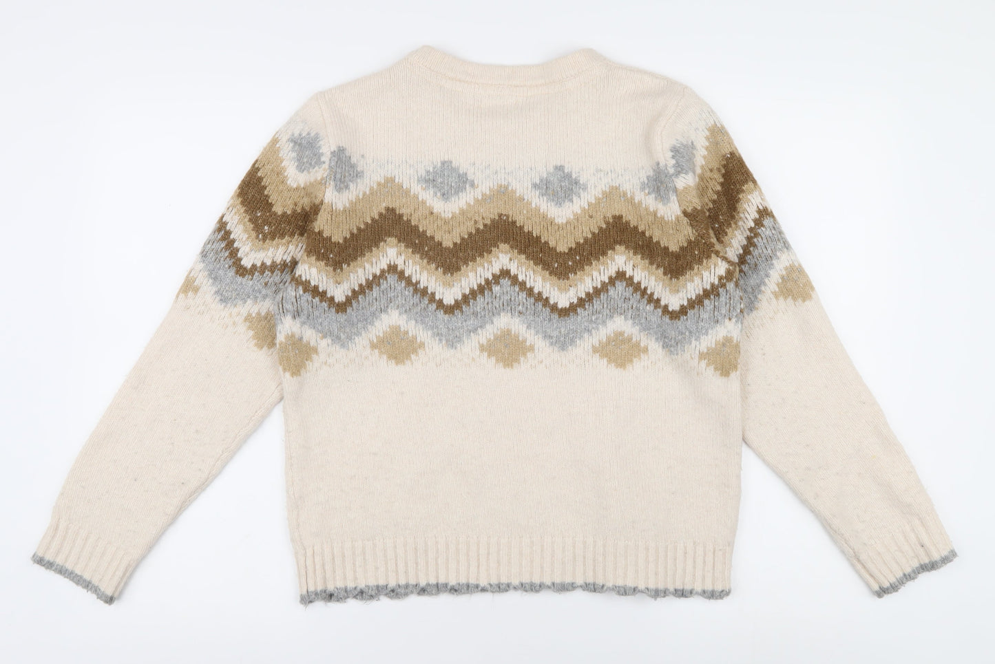 Womens UK Size 12 Fat Face Beige  Sweater