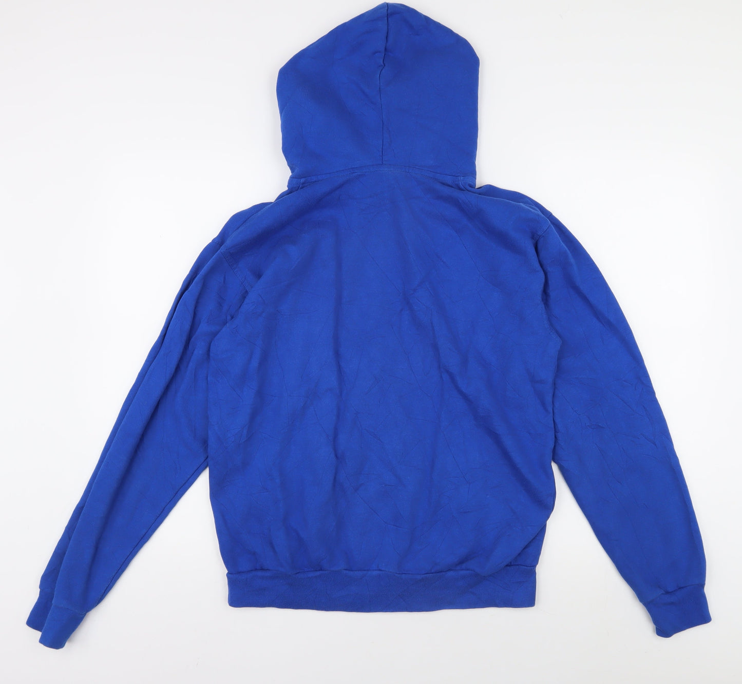 Mens UK Size M Stars & Stripes Blue Full Zip Hoodie