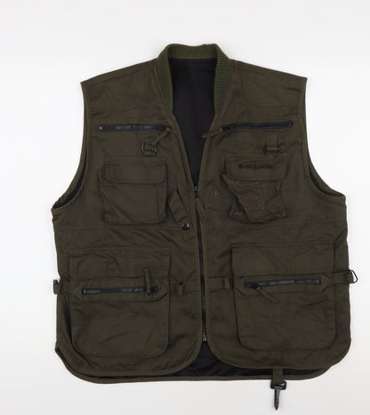 B Square Men's Green Waistcoat M - Outdoor Layers