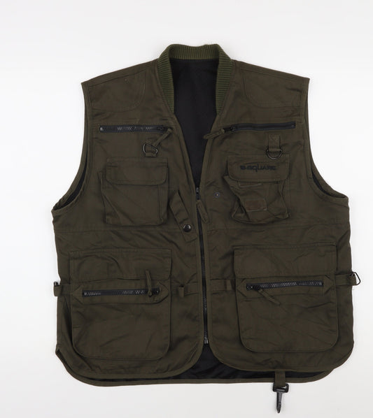 B Square Men's Green Waistcoat M - Outdoor Layers