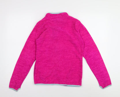 Tu Girls Pink Activewear Jacket, Age 11, Full Zip, Dance